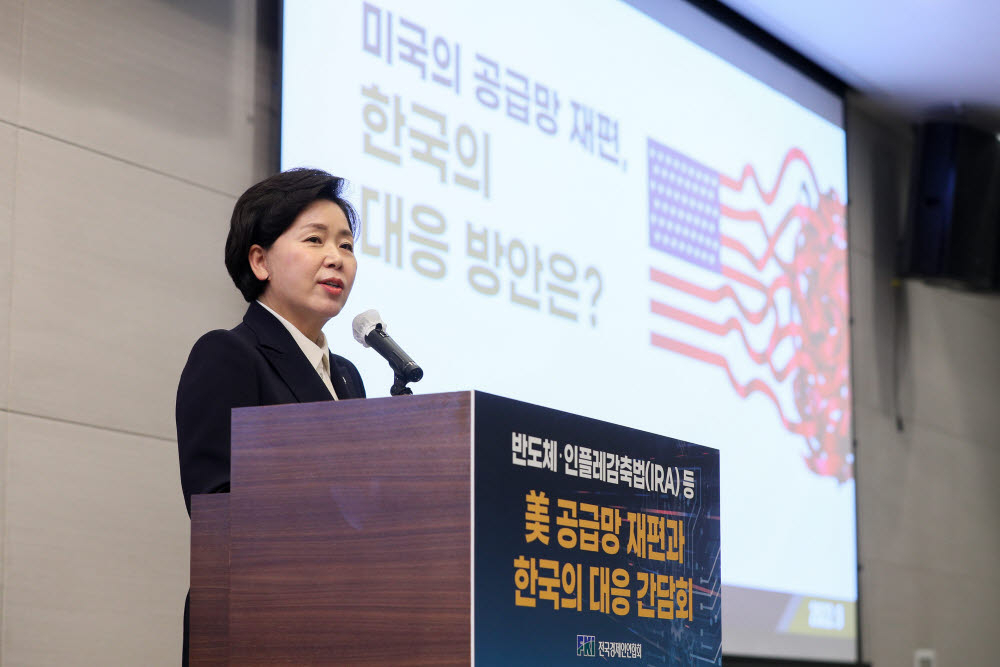 Independent lawmaker Rep. Yang Hyang-ja (Federation of Korean Industries)