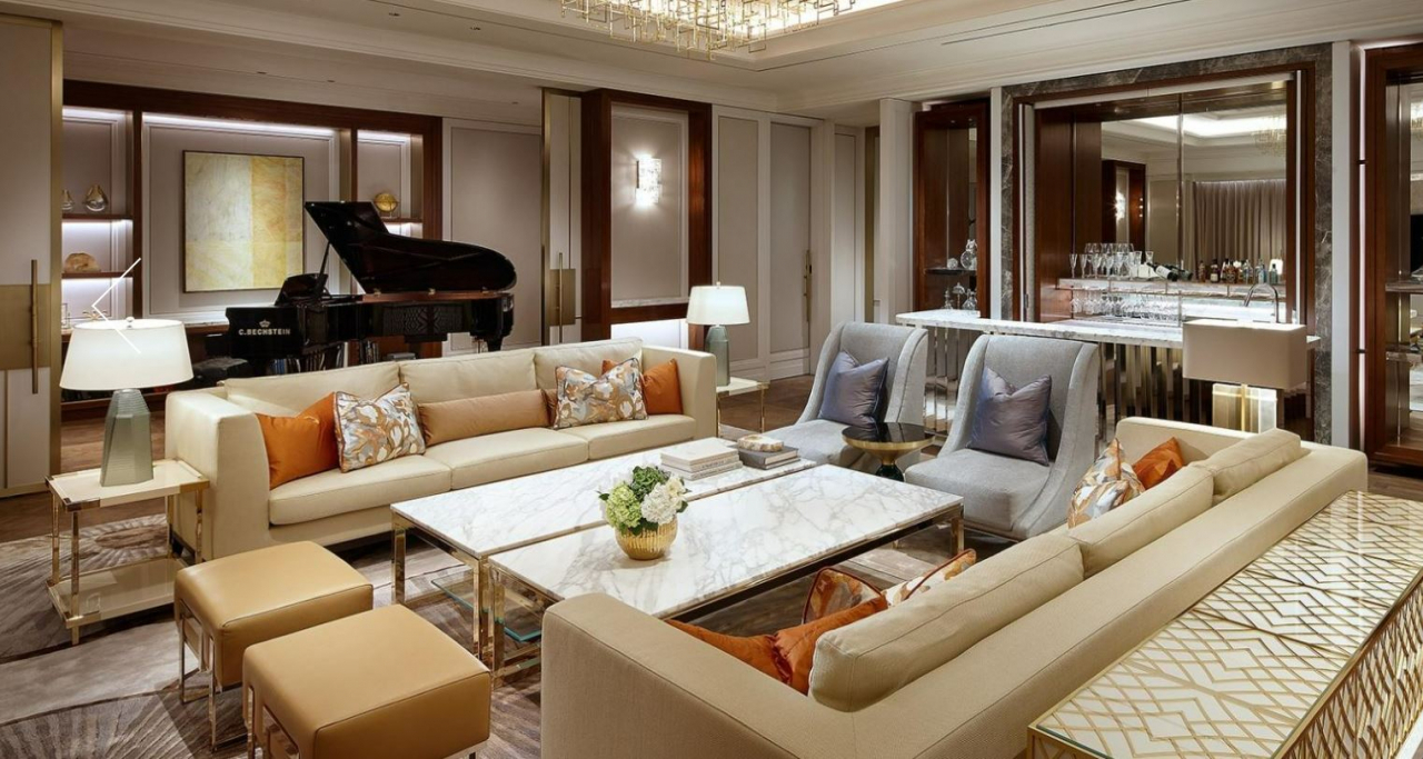 Royal Suite Room of Lotte Hotel Seoul, where the crown prince of Saudi Arabia stayed during his visit to Seoul. (Lotte Hotel Seoul)