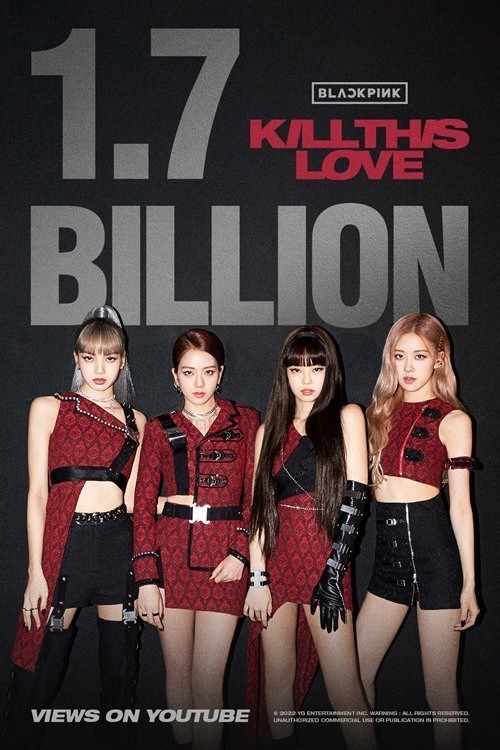 Today's K-pop] Blackpink hits 1.8b views for 'Kill This Love' music video