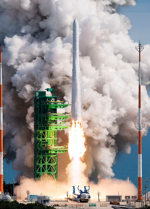 Nuri rocket’s successful blastoff in June (Hanwha Aerospace)