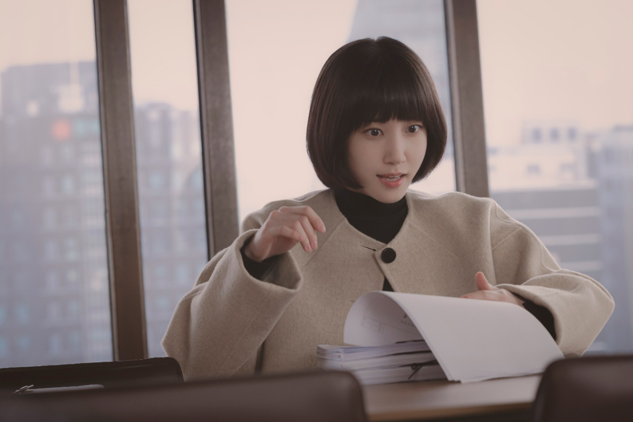 Actor Park Eun-bin stars as a rookie attorney in “Extraordinary Attorney Woo” (Astory)