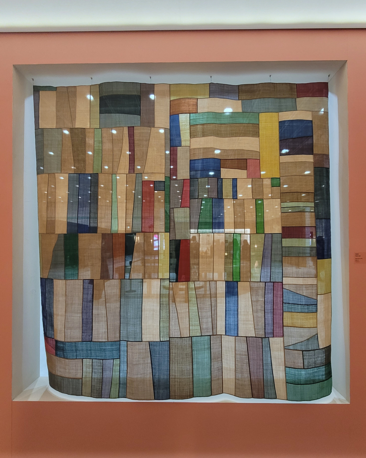 “Ottchil Jogakbo (Patchwork Wrapping Cloth) 2” by Lee So-ra (Park Yuna/The Korea Herald)