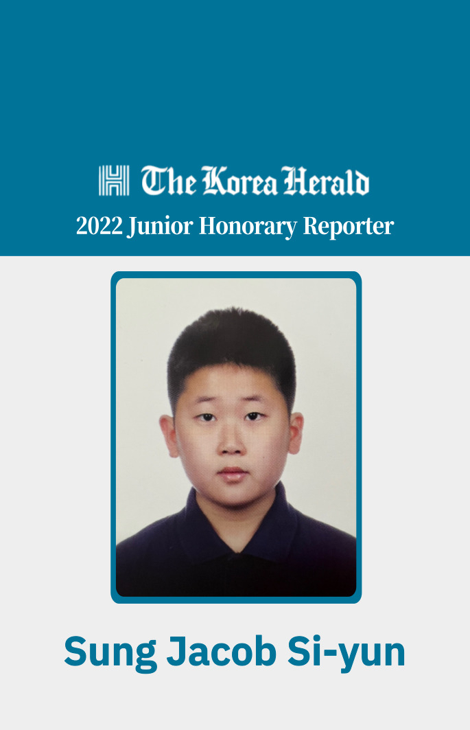 Sung Jacob Si-yun, sixth grade from Yongsan International School of Seoul