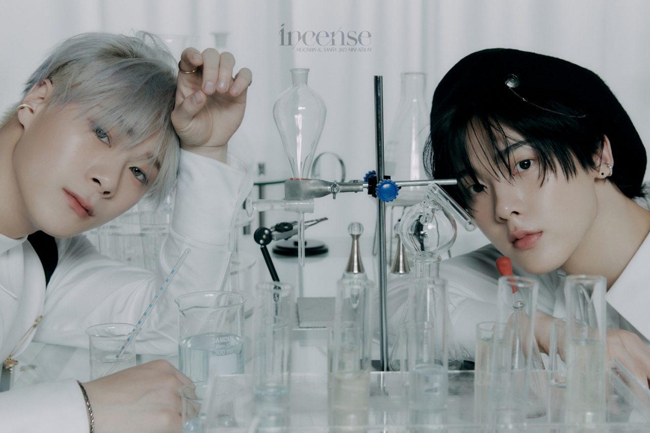 Moonbin and Sanha of Astro's image of their third unit EP