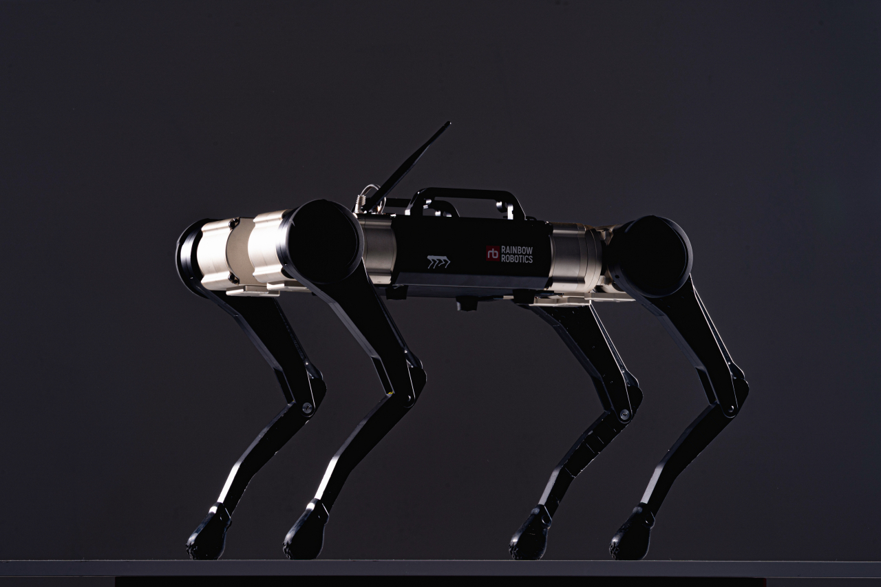 Rainbow Robotics’ recently developed four-legged robot called “RBQ-3” (Rainbow Robotics)
