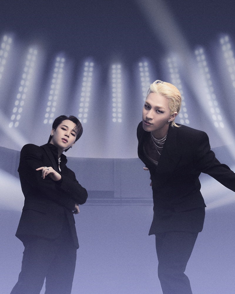 Promotional image for Taeyang (right) and BTS' Jimin's collaborative single 