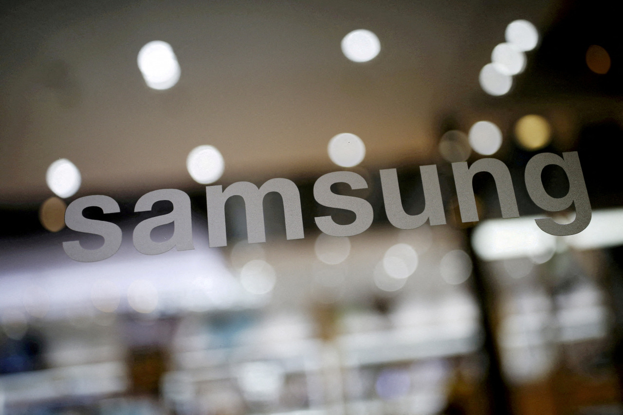 The logo of Samsung Electronics is seen at its headquarters in Seoul, April 4, 2016. (Reuters-Yonhap)