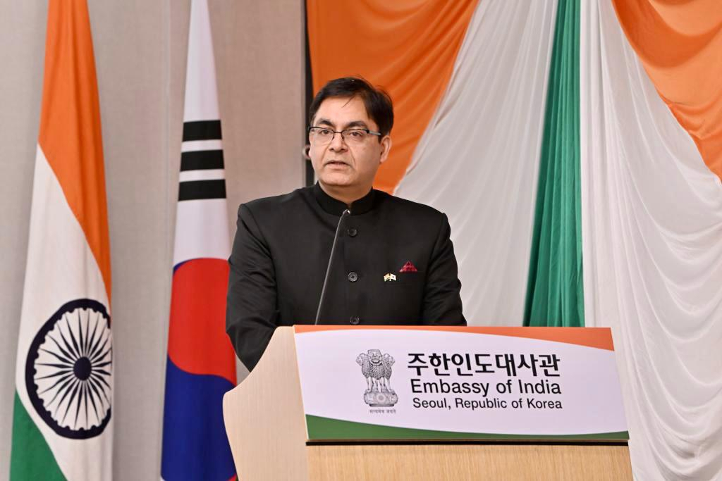 Indian ambassador to Korea, Amit Kumar. (Indian Embassy in Seoul)