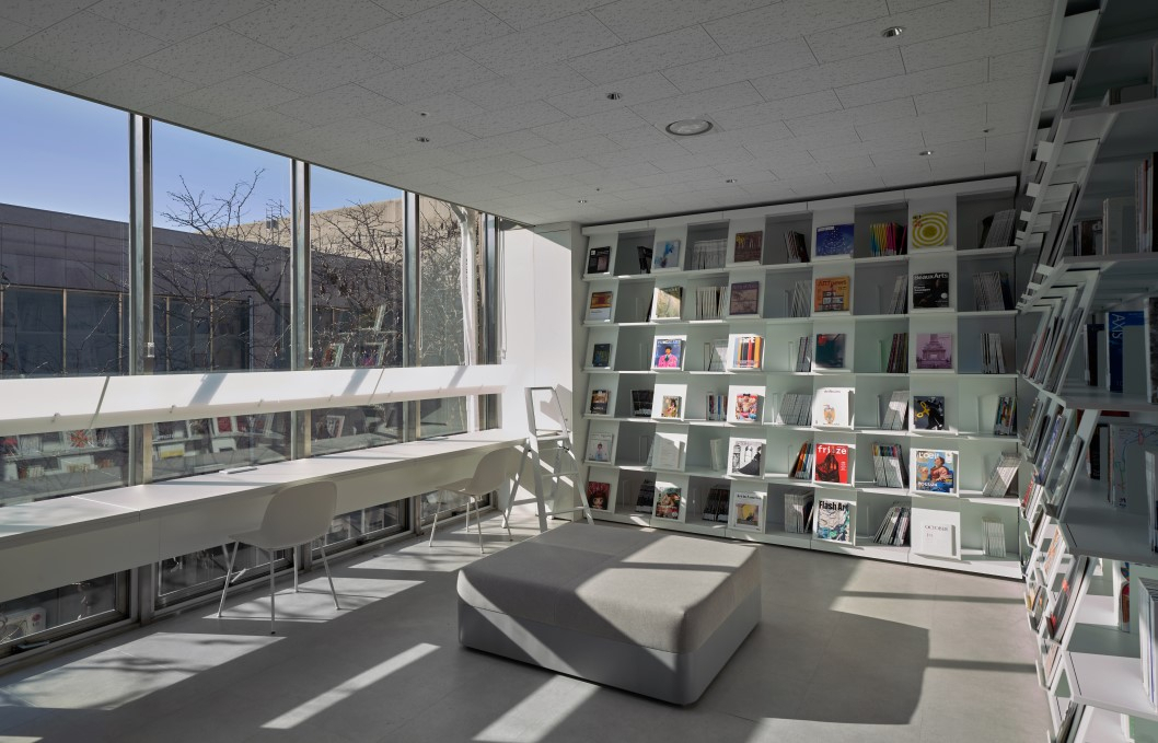 Art library at the National Museum of Modern and Contemporary Art, Korea, in Gwacheon, Gyeonggi Province (MMCA)
