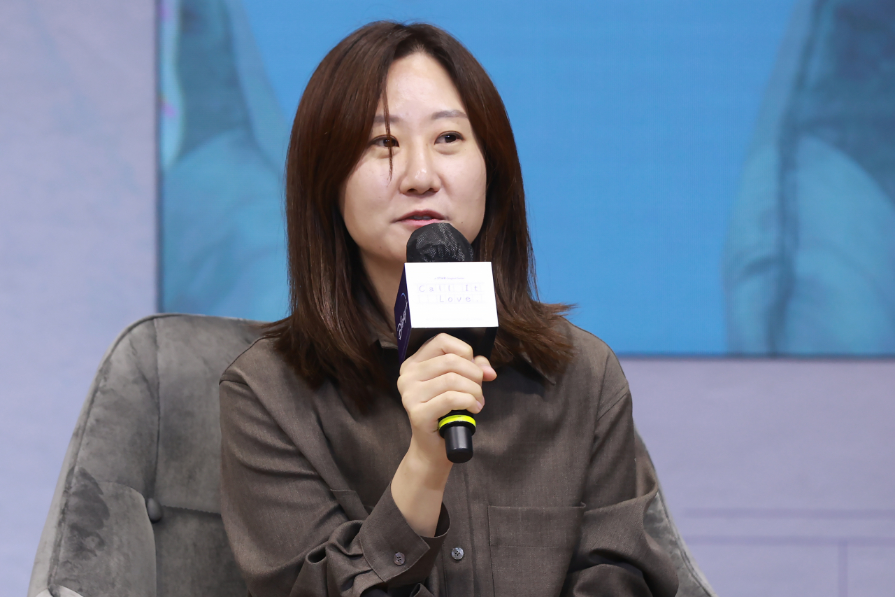 Director Lee Kwang-young speaks during a press conference at JW Marriott Dongdaemun Square Seoul on Tuesday. (Yonhap)