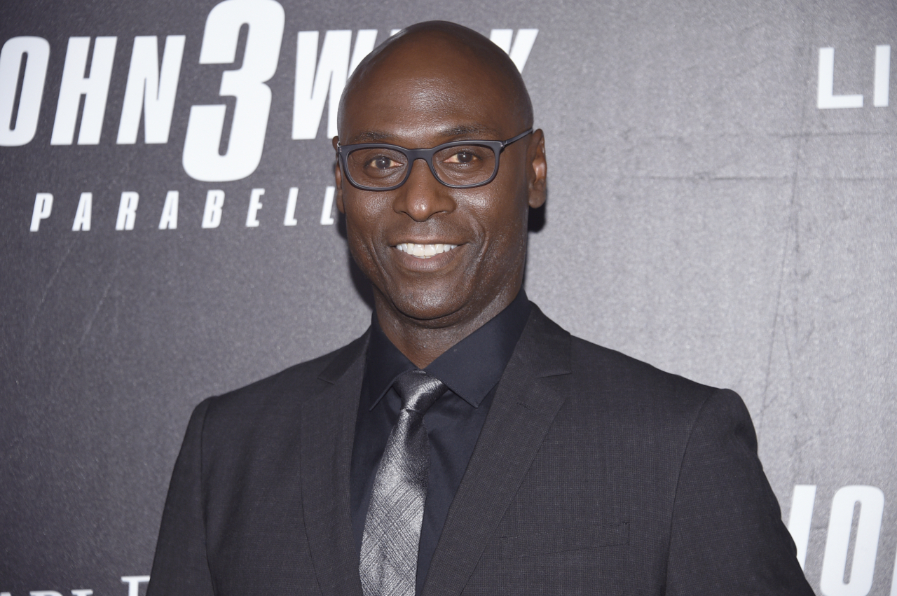 Actor Lance Reddick appears at the world premiere of 