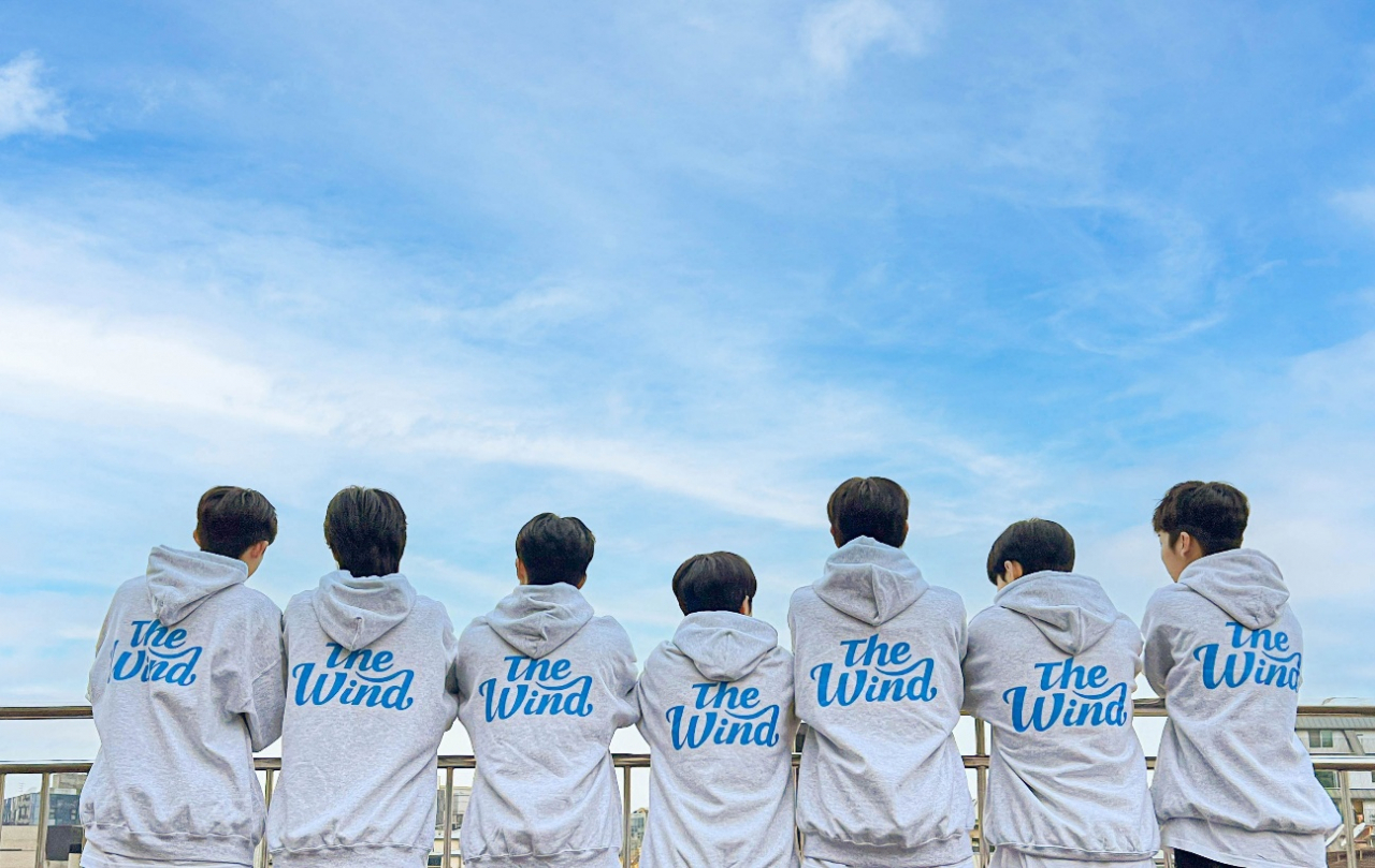 Teaser image of the Wind, a new boy band to be launched this spring by With Us Entertainment (With Us Entertainment)