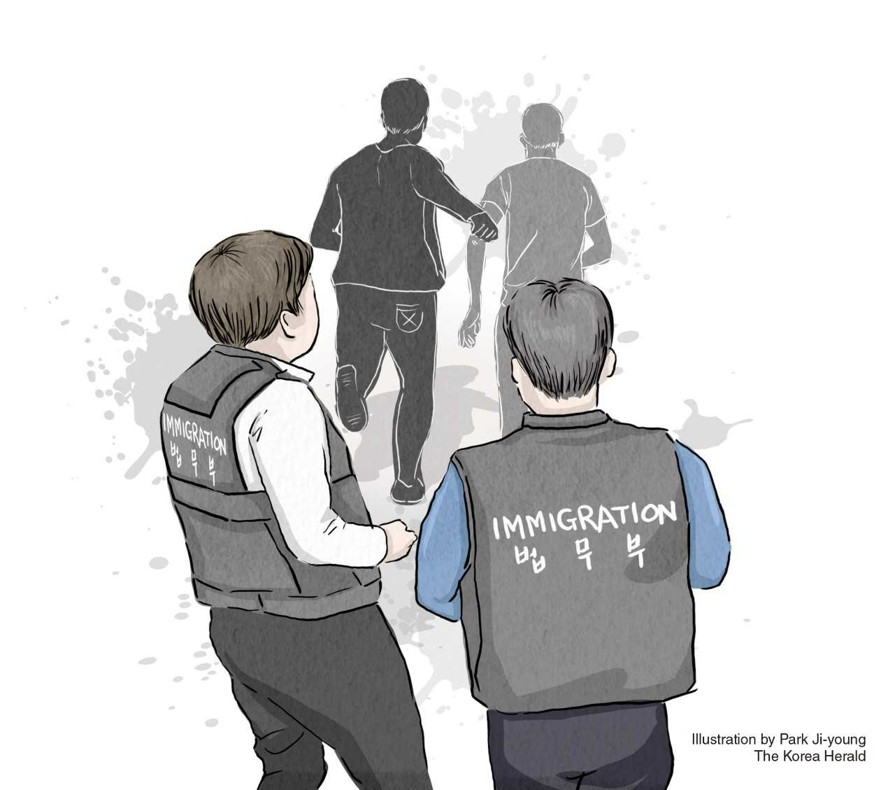 The korea herald карикатура на теракт. Корея иммиграционный изолятор. Migrants in Korea. Rich migrants in Korea.