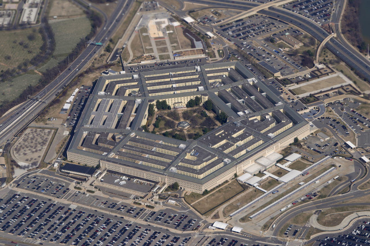 A bird's-eye view of Pentagon (AP-Yonhap)