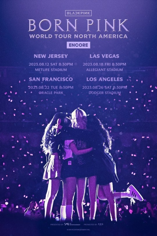Today's K-pop] Blackpink to hold encore concert in US this summer