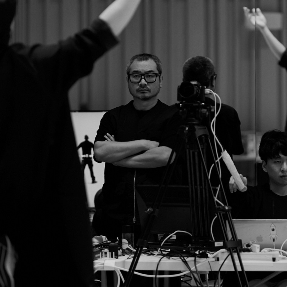 Yang Jung-ung is seen at the rehearsal for 