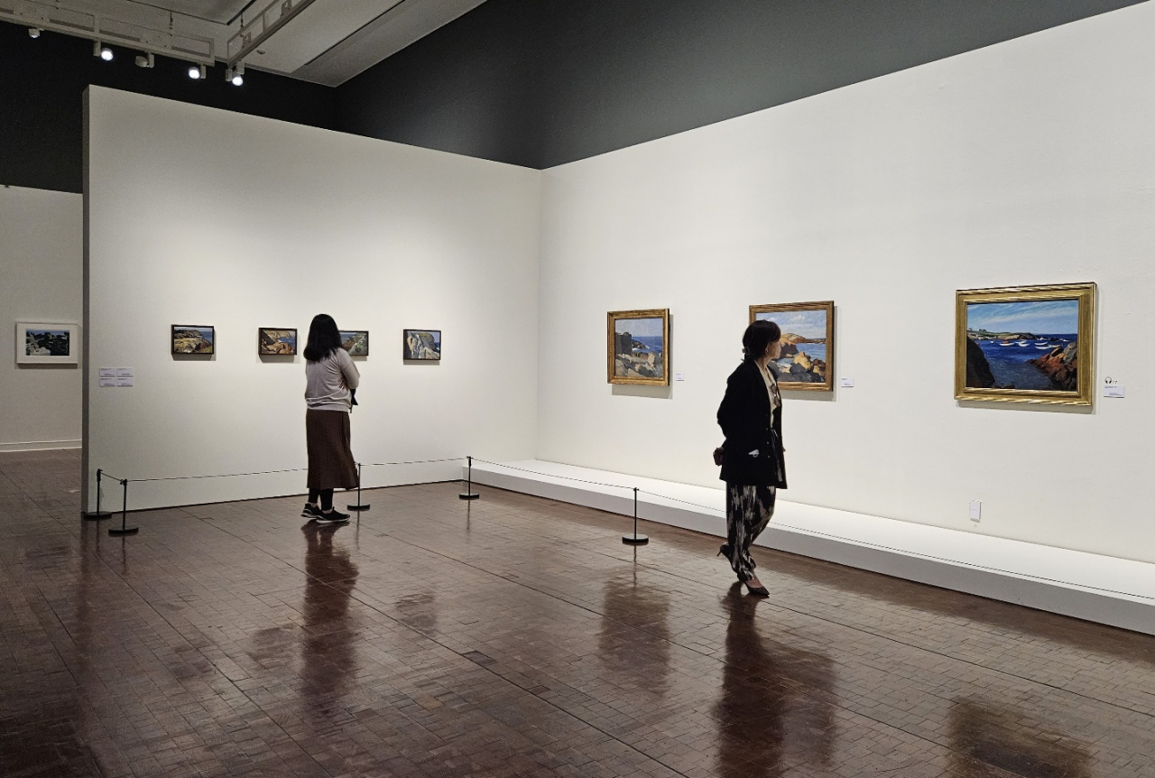 An installation view of “Edward Hopper: From City to Coast” at Seoul Museum of Art (Park Yuna/The Korea Herald)