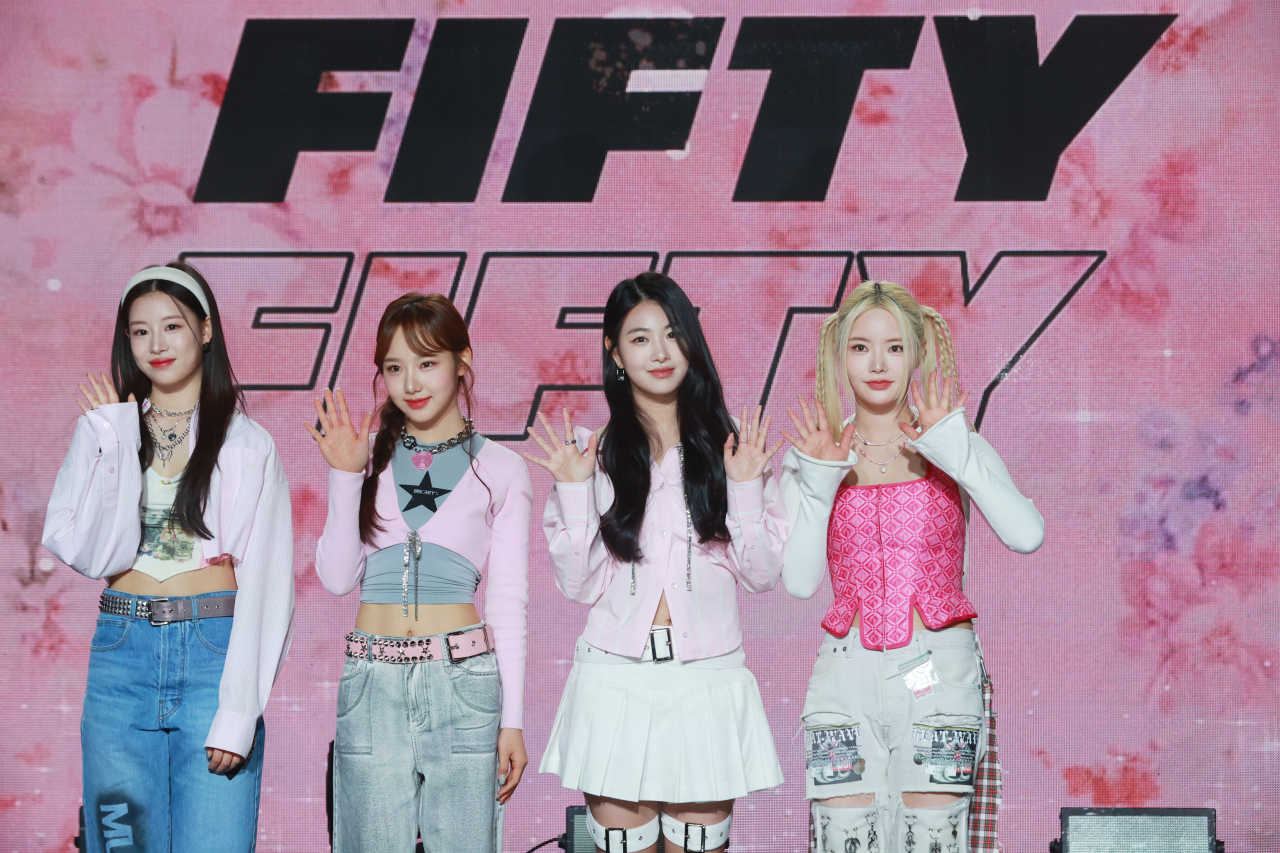 Rookie girl group Fifty Fifty. (Yonhap)