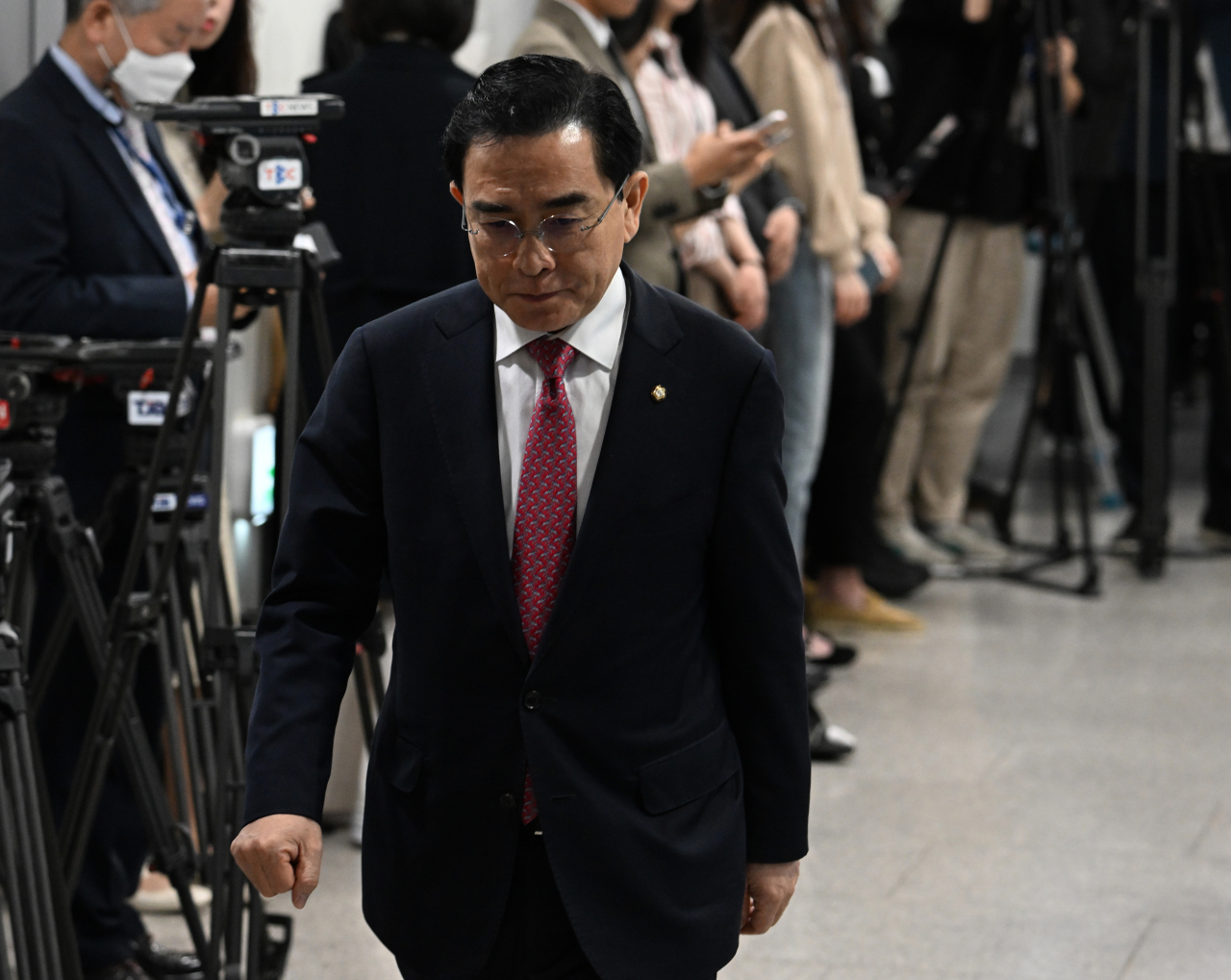 Rep. Tae Yong-ho of the ruling People Power Party announced he was quitting the supreme council on Wednesday. (Yonhap)