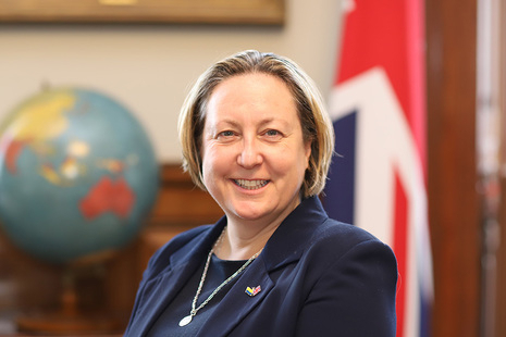 Anne-Marie Trevelyan, British minister of state for the Indo-Pacific region. (UK Embassy in South Korea)