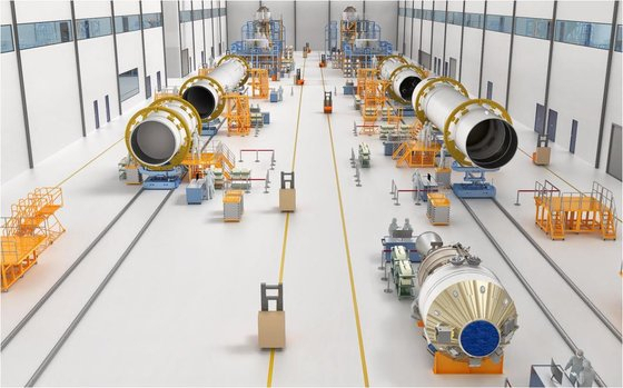 A rendered image of Hanwha Aerospace's rocket assembly facility which is set to be launched in Suncheon, South Jeolla Province (Courtesy of Hanwha Aerospace)