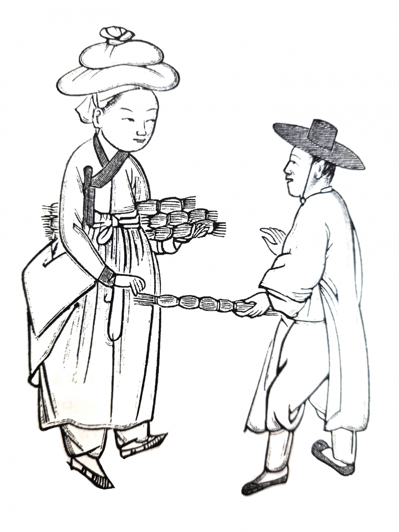 Egg-seller (Illustrations taken from the book 