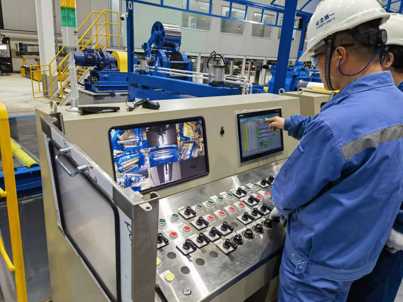 Posco's new high-strength steel plant in China. (Posco)
