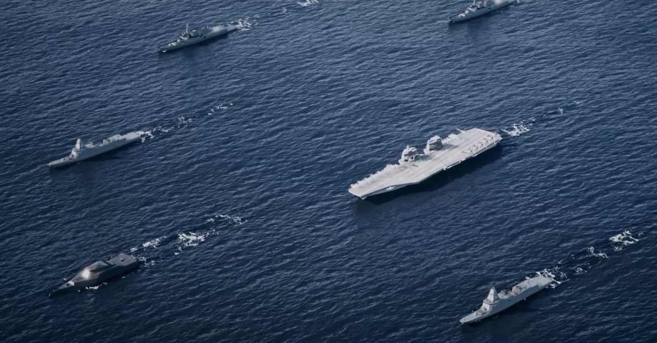 Image of battleships developed by HD Hyundai Heavy Industries (HD Hyundai)