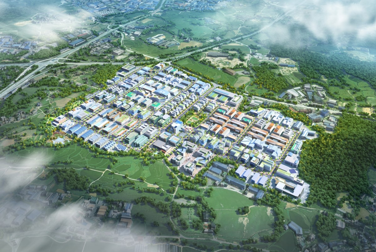 Aerial view of Hanwha Solution’s H-Techno Valley (Hanwha Solution)