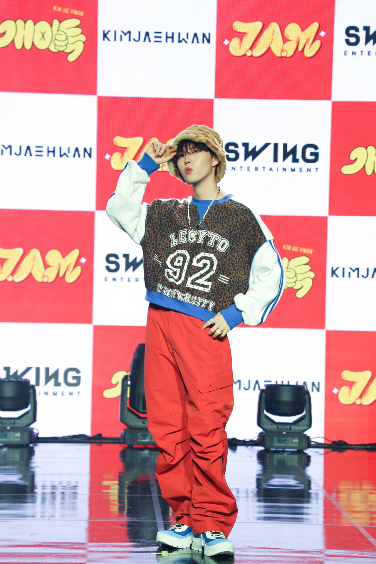 Singer Kim Jae-hwan poses during the media showcase event for his sixth EP, 