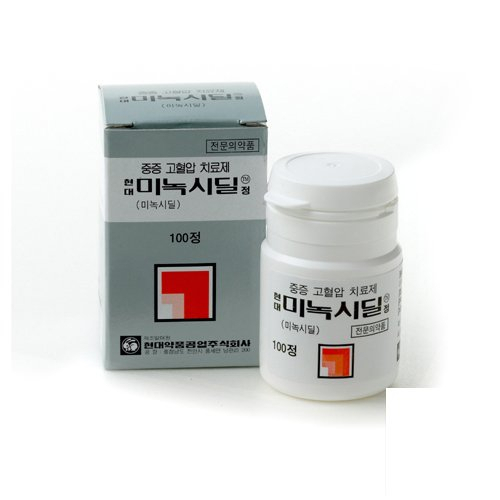 A captured image shows Hyundai Pharm's Minoxidil (Korea Pharmaceutical Information Center)