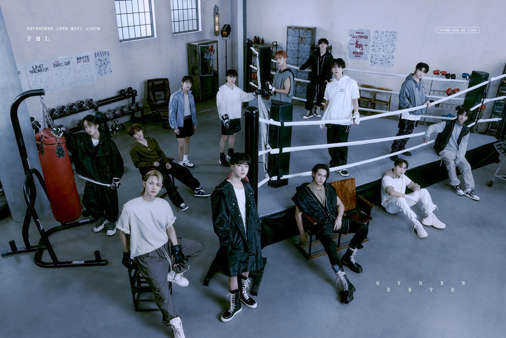 An image from K-pop band Seventeen's 10th EP 