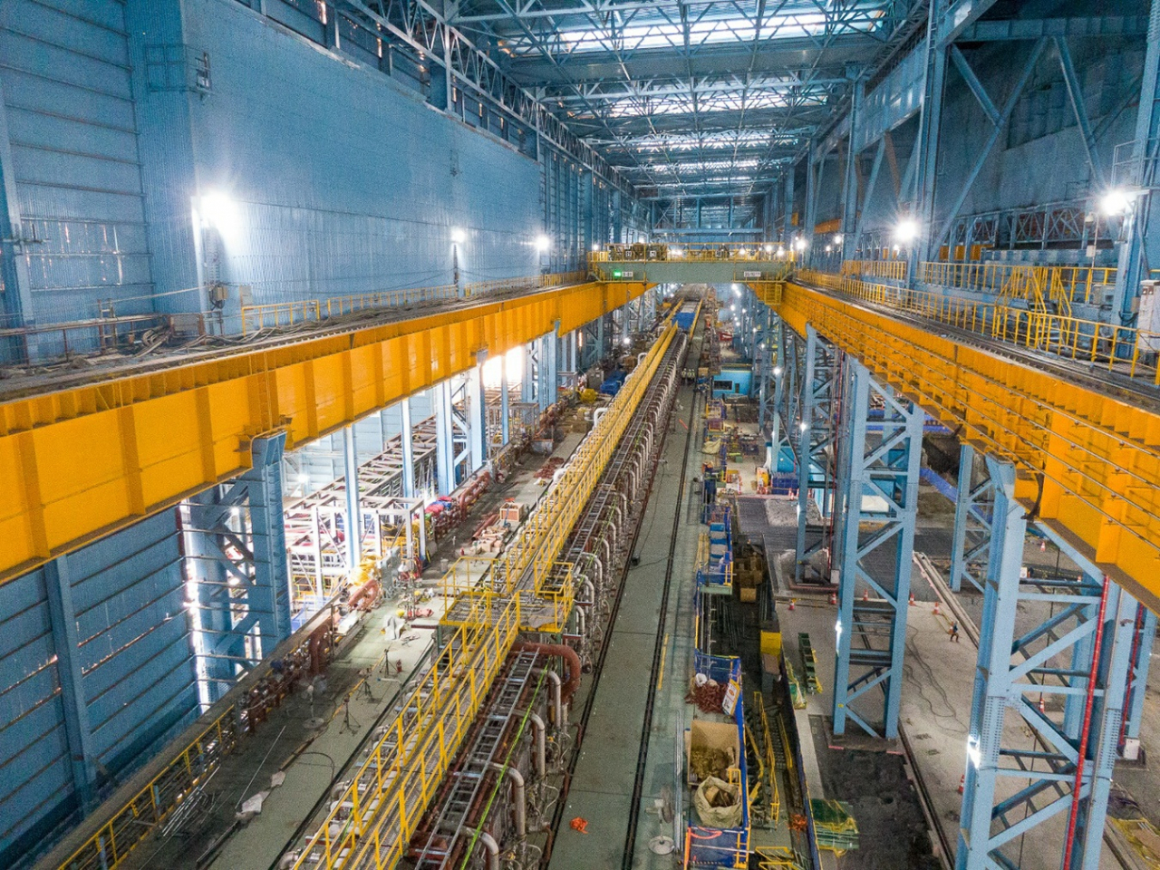 A Hyper NO electrical steel sheet plant at Posco's Gwangyang Steelworks in South Jeolla Province (Posco)