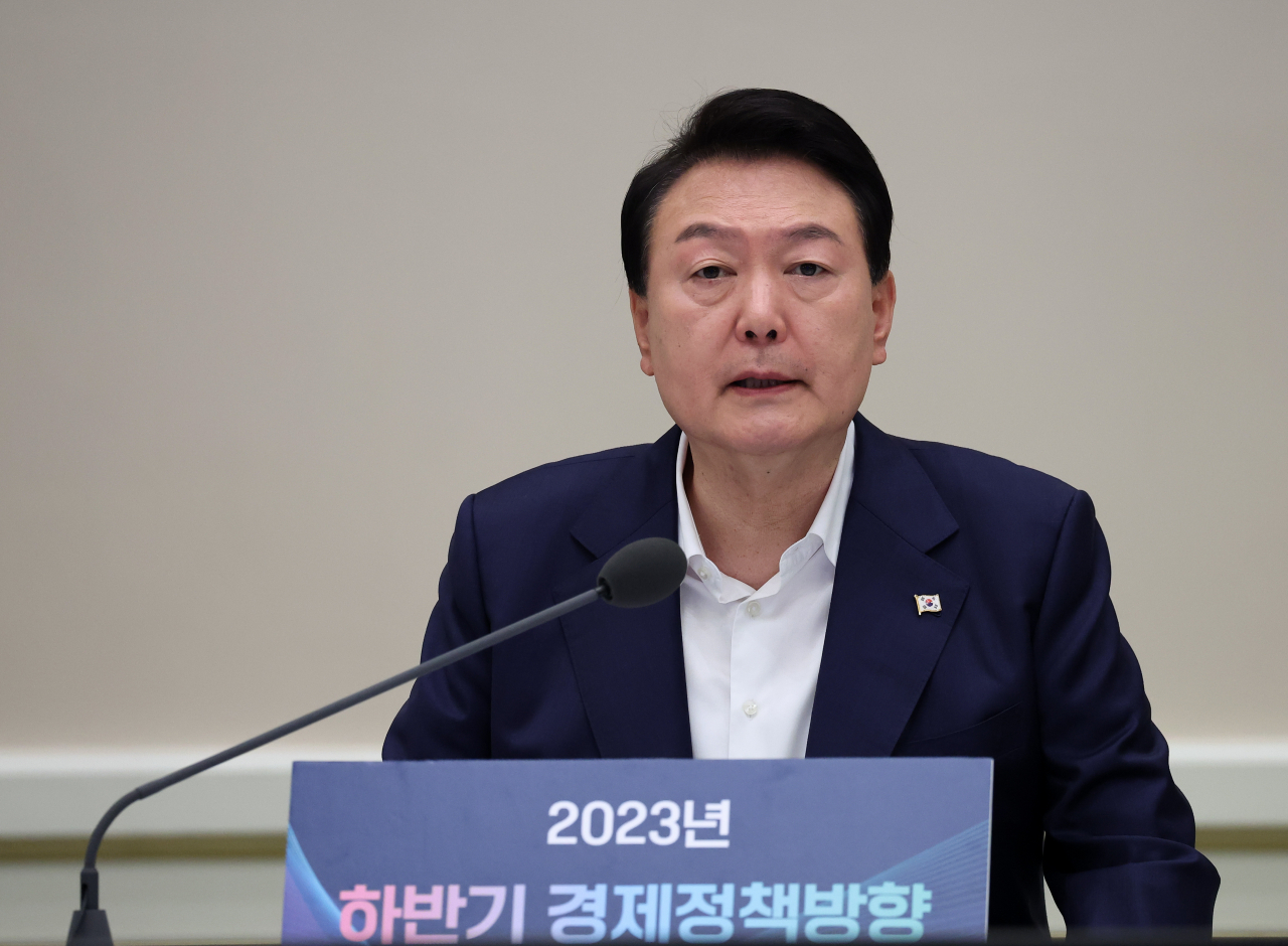 Yoon says intl. community needs to show resolve to deter NK nuclear program