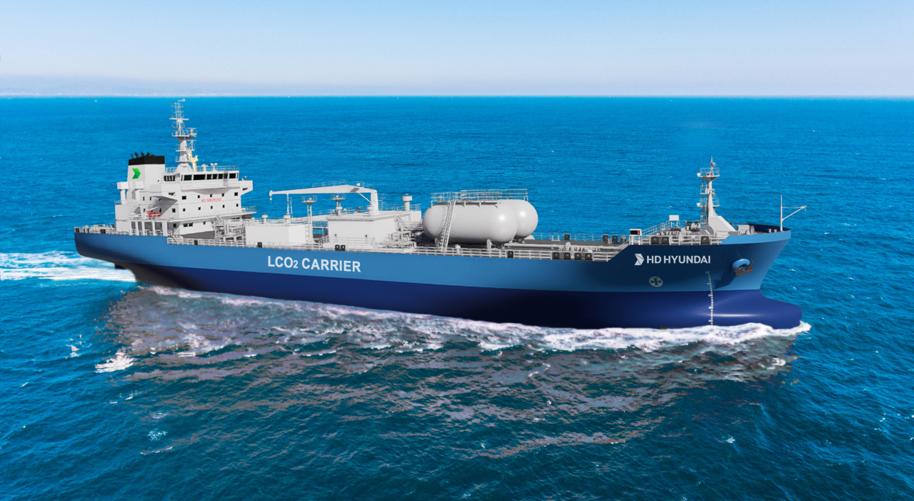 HD Korea Shipbuilding and Offshore Engineering's liquefied carbon dioxide carrier (HD Hyundai)