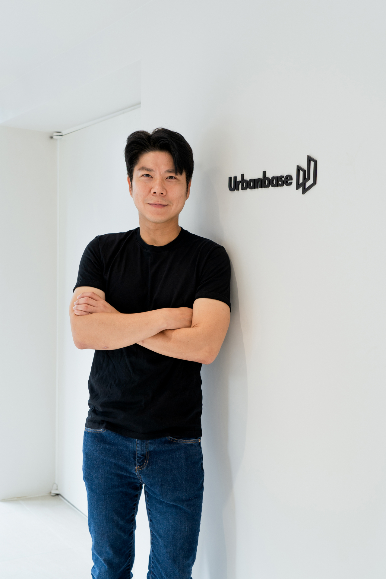 Ha Jinu, CEO of Urbanbase, poses for a photo at the company's headquarters in Gangnam-gu, Seoul, Thursday. (Urbanbase)