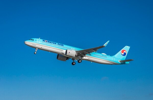 Korean Air's Airbus A321neo aircraft (Korean Air)