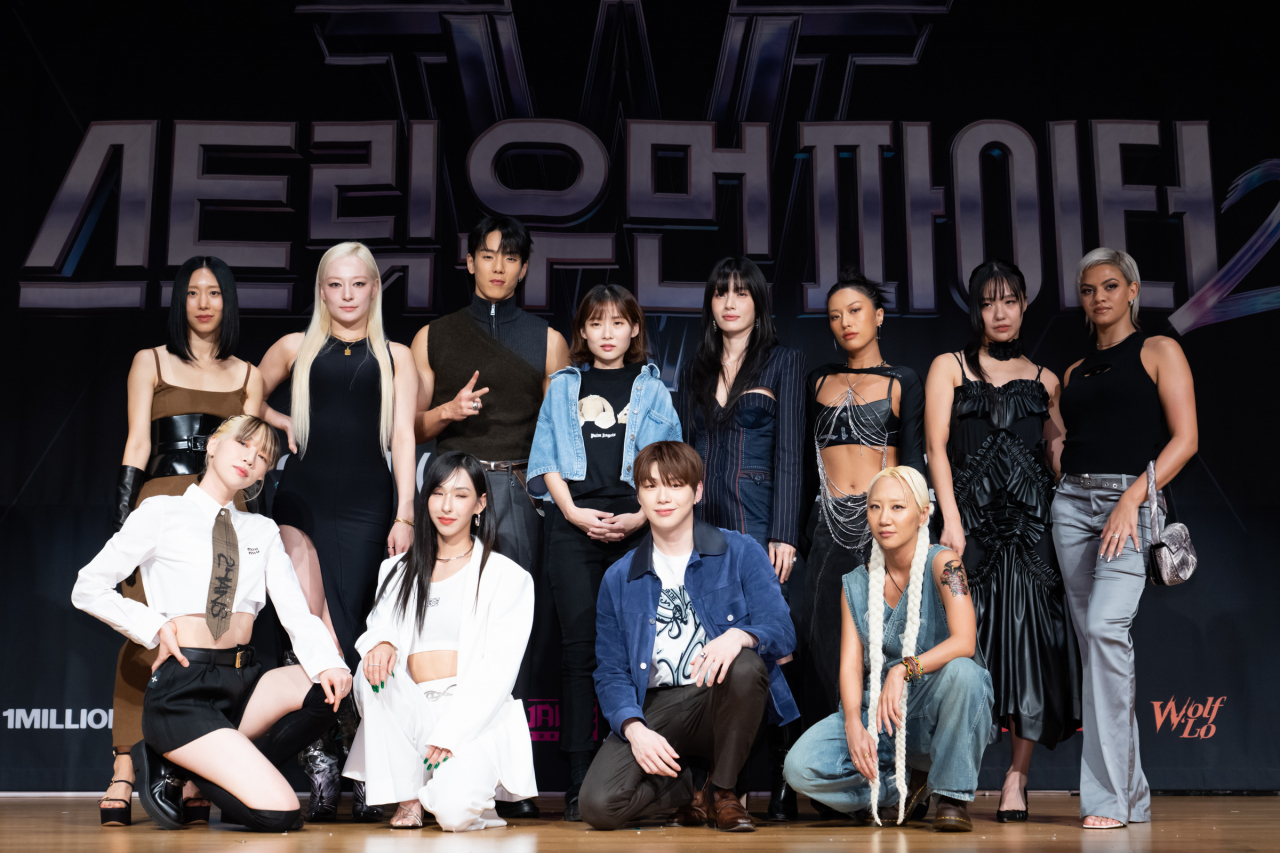 The producer and cast of Mnet's dance survival program 
