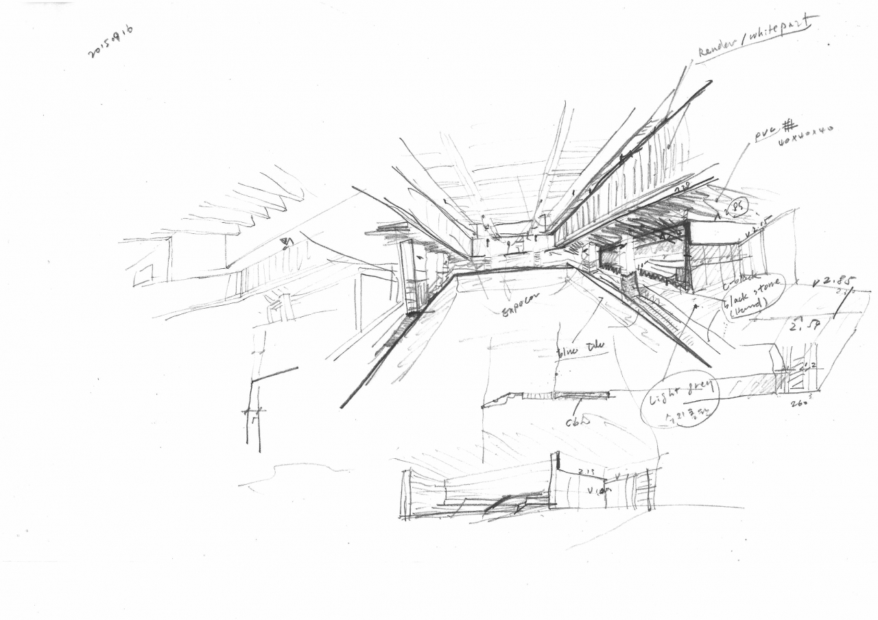 A sketch by architect Kim Soo-young (Courtesy of Kim)