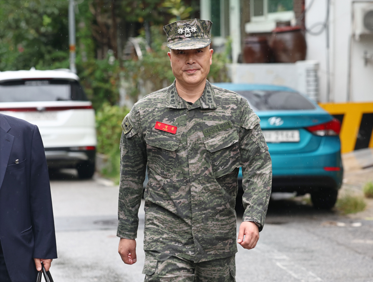 Col. Park Jung-hun at the Defense Ministry in Seoul. (Yonhap)