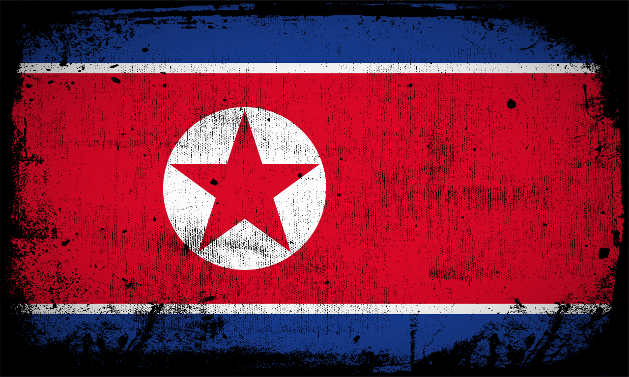 The North Korean flag (123rf)