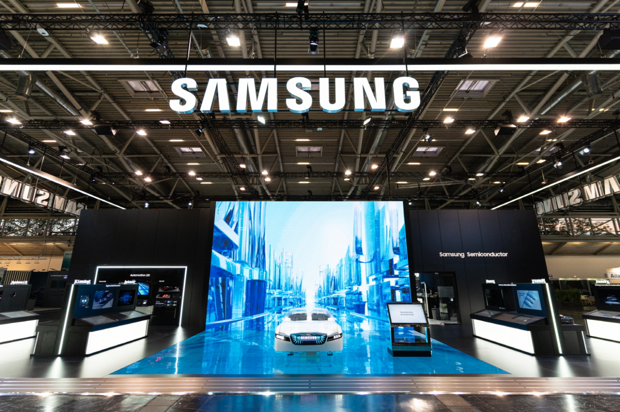 A view of Samsung Electronics' showroom at IAA Mobility 2023 in Munich, Germany (Samsung Electronics)