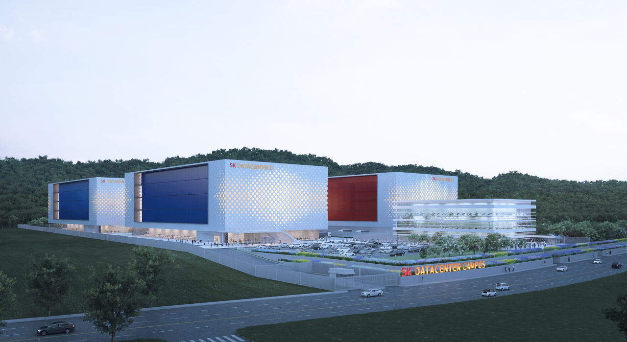 A projected image of the Pohang data center campus (SK Ecoplant)