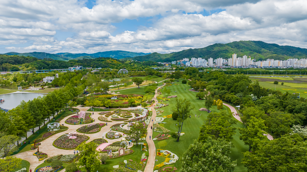 A photo of the Suncheonman International Garden Expo in Suncheon, South Jeolla Province (Suncheonman International Garden Expo)