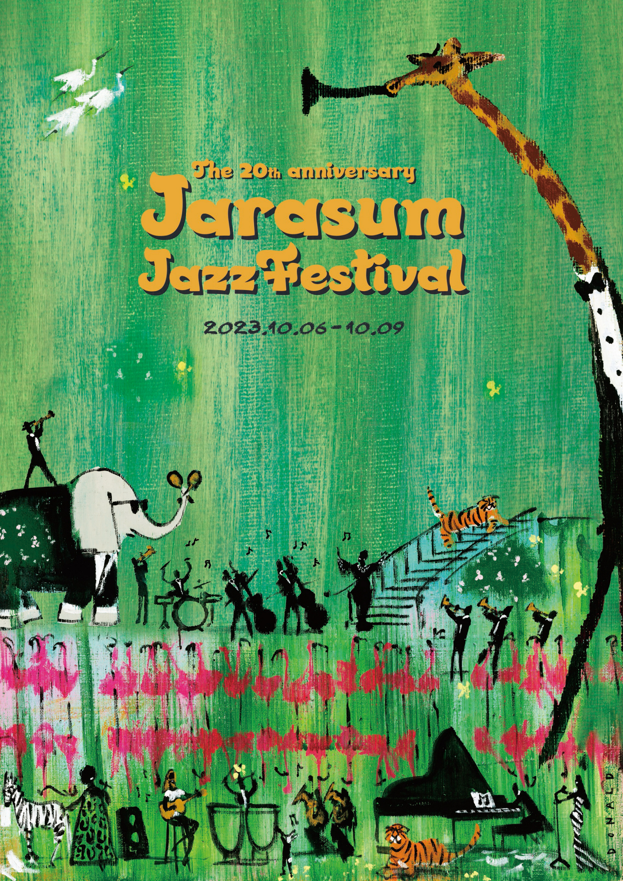 Poster for 20th Jarasum International Jazz Festival (JIJF)