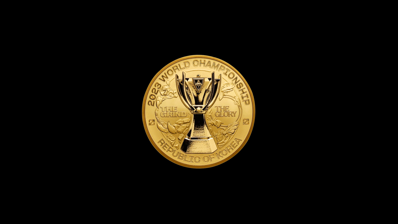 Commemorative medal for the 2023 LoL World Championship (Komsco)