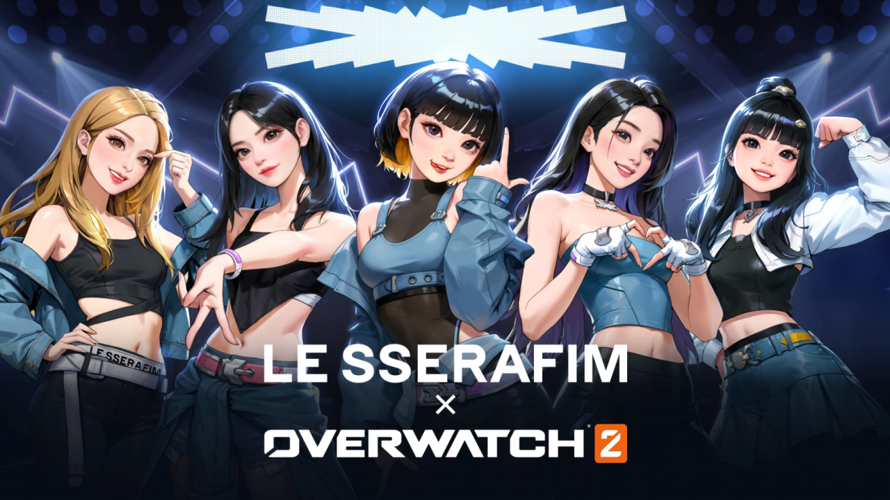 Overwatch 2 announces collaboration with Le Sserafim with special artwork. (Blizzard Entertainment)