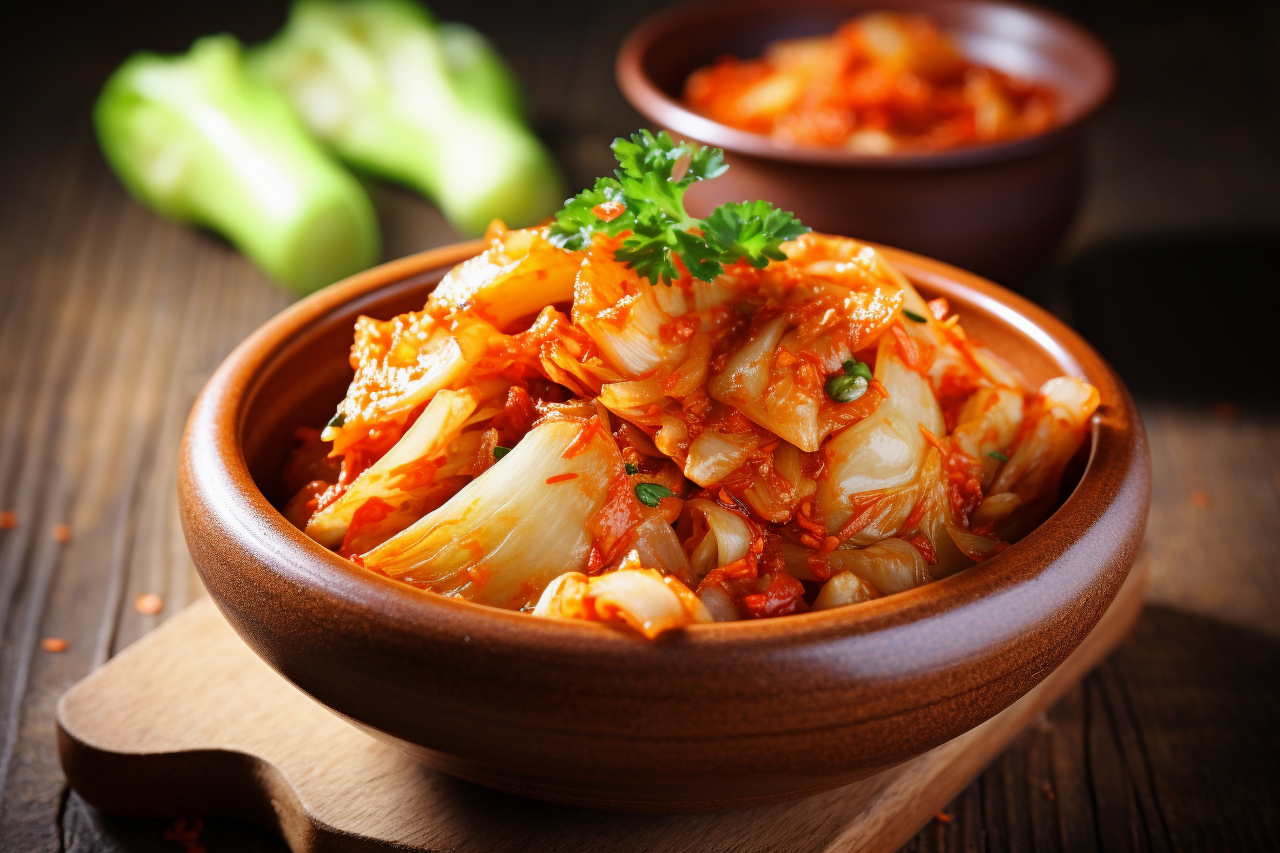 A bowl of kimchi. (123rf)