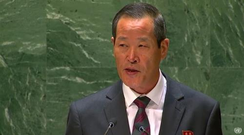 North Korea's Ambassador to the United Nations Kim Song (Yonhap)