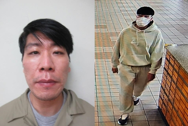 Robbery suspect and convicted rapist Kim Gil-soo, 34, has been on the run since Nov. 4. (The Ministry of Justice)